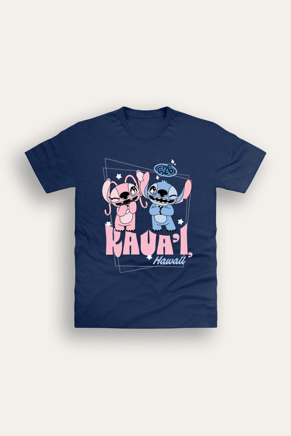 Disney Girls Navy Stitch T-Shirt β Kaua'i - Brand Threads