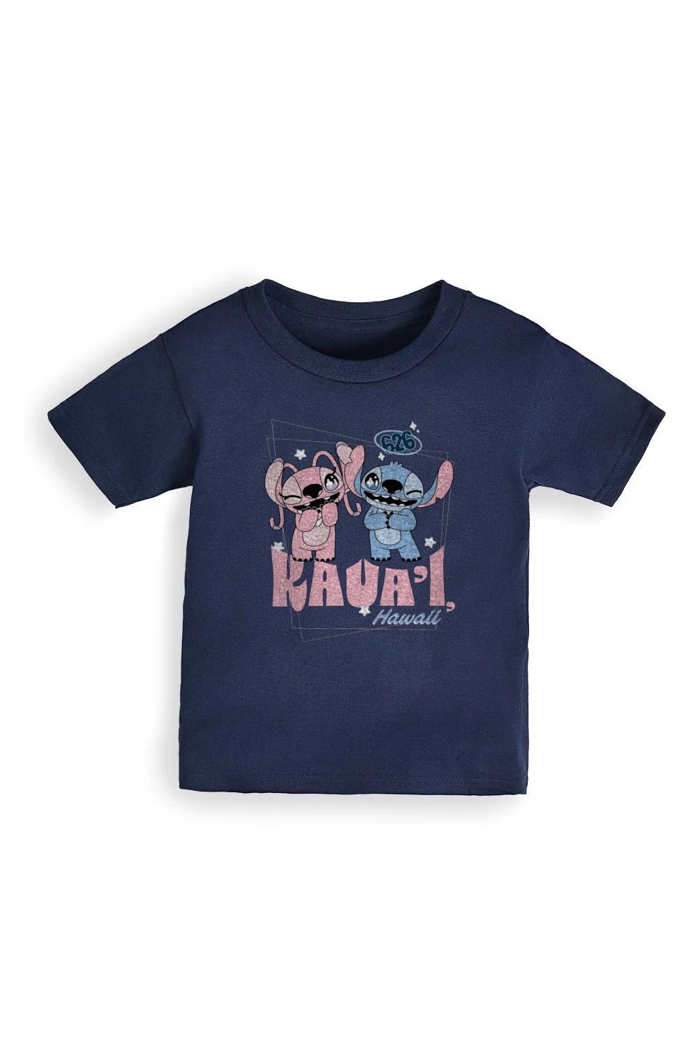 Disney Girls Navy Stitch T-Shirt β Kaua'i - Brand Threads