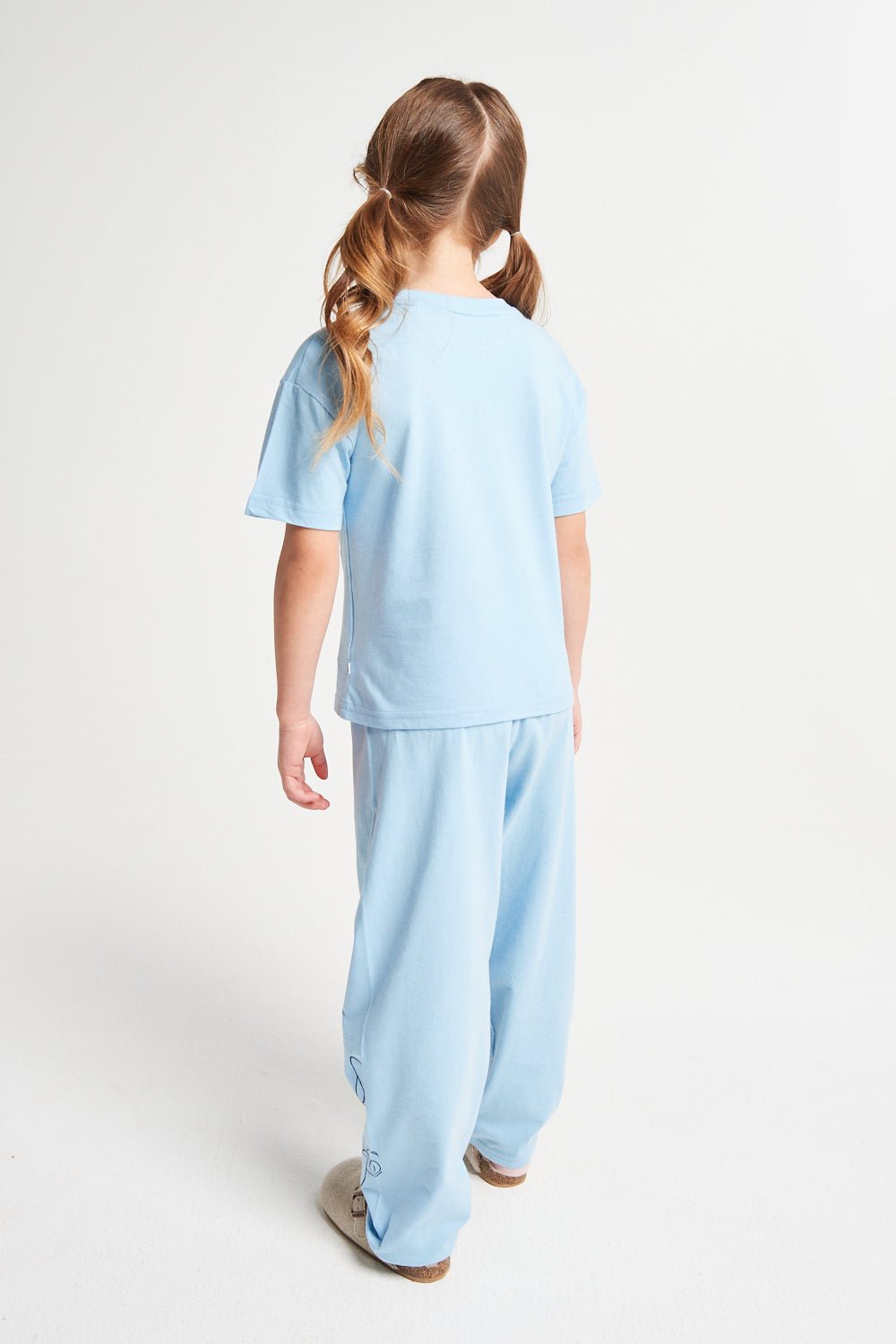 Disney Lilo And Stitch Girls Long Leg Pyjama Set - Brand Threads