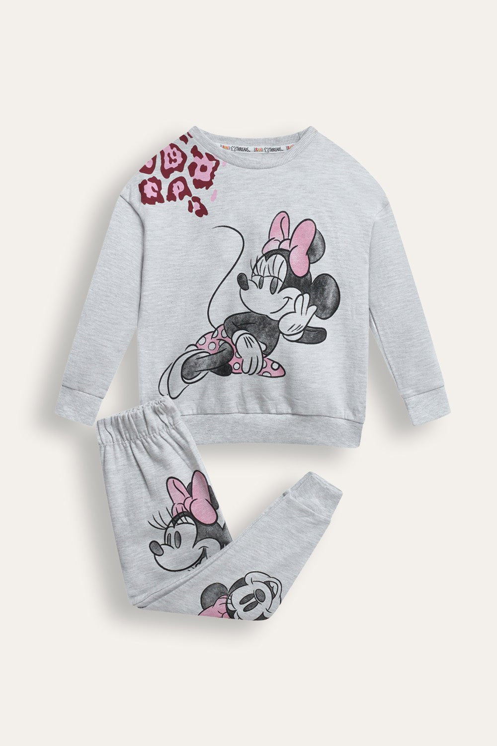 Disney Minnie Mouse Girls Jogger Set - Brand Threads