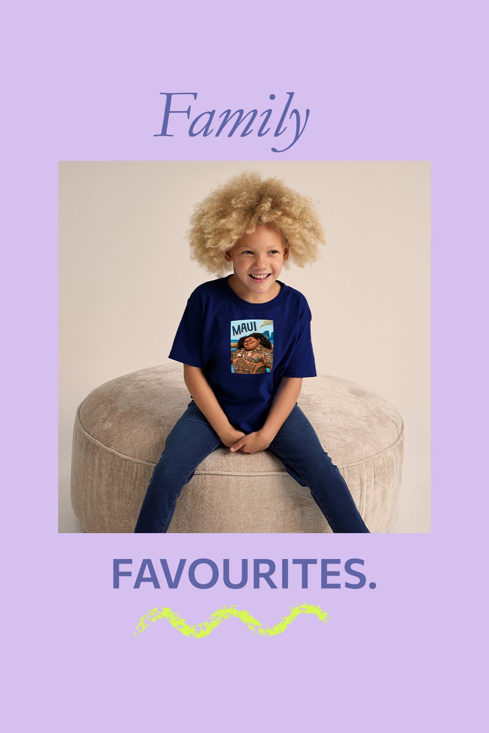 Disney Moana 2 Boys T-Shirt – Navy 100% Cotton Short Sleeve Tee - Brand Threads