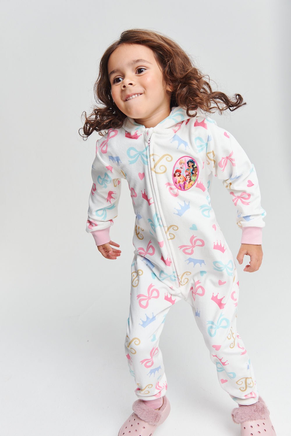 Disney Princess Girls Fleece Onesie - Brand Threads