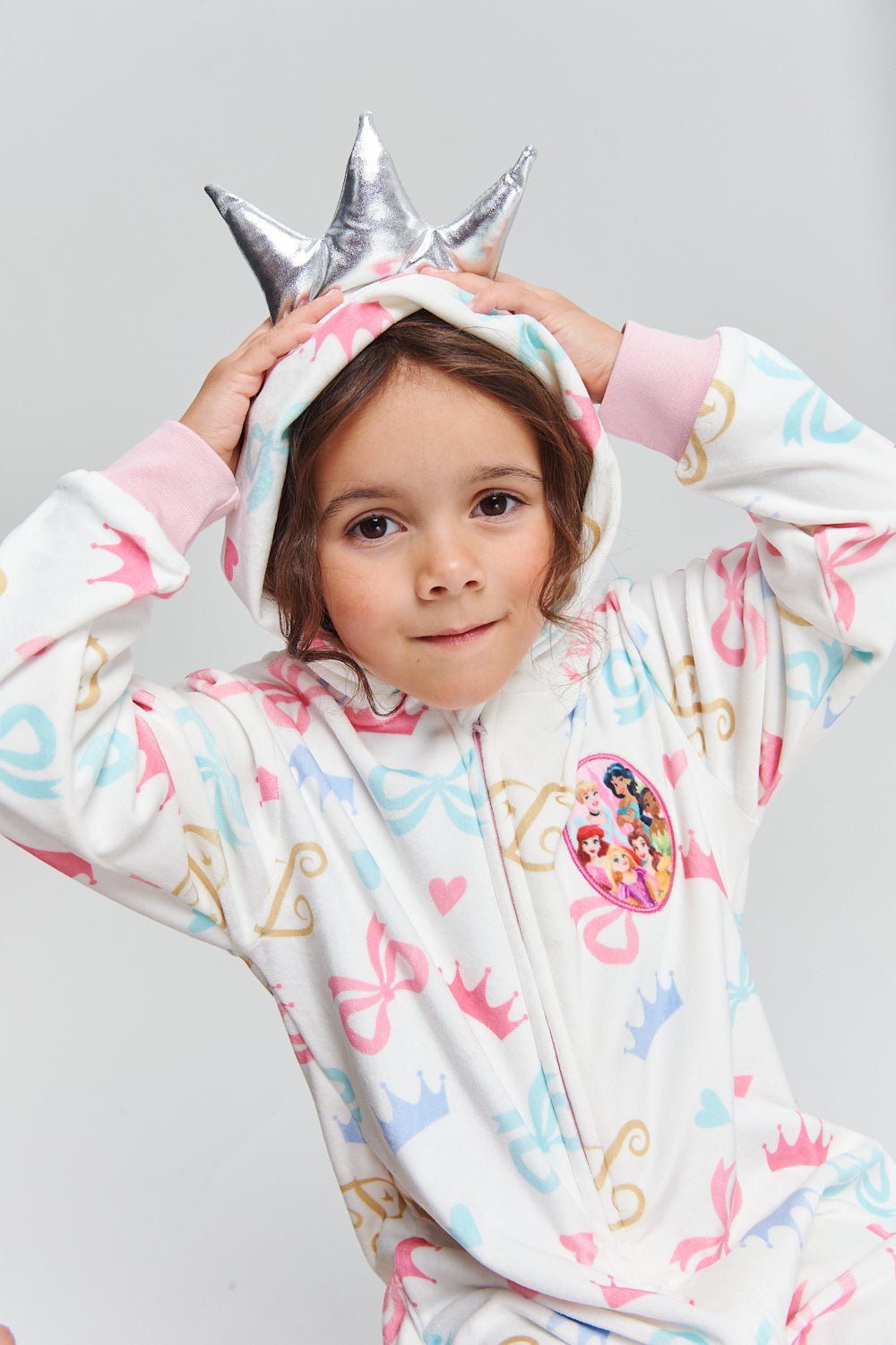 Disney Princess Girls Fleece Onesie - Brand Threads