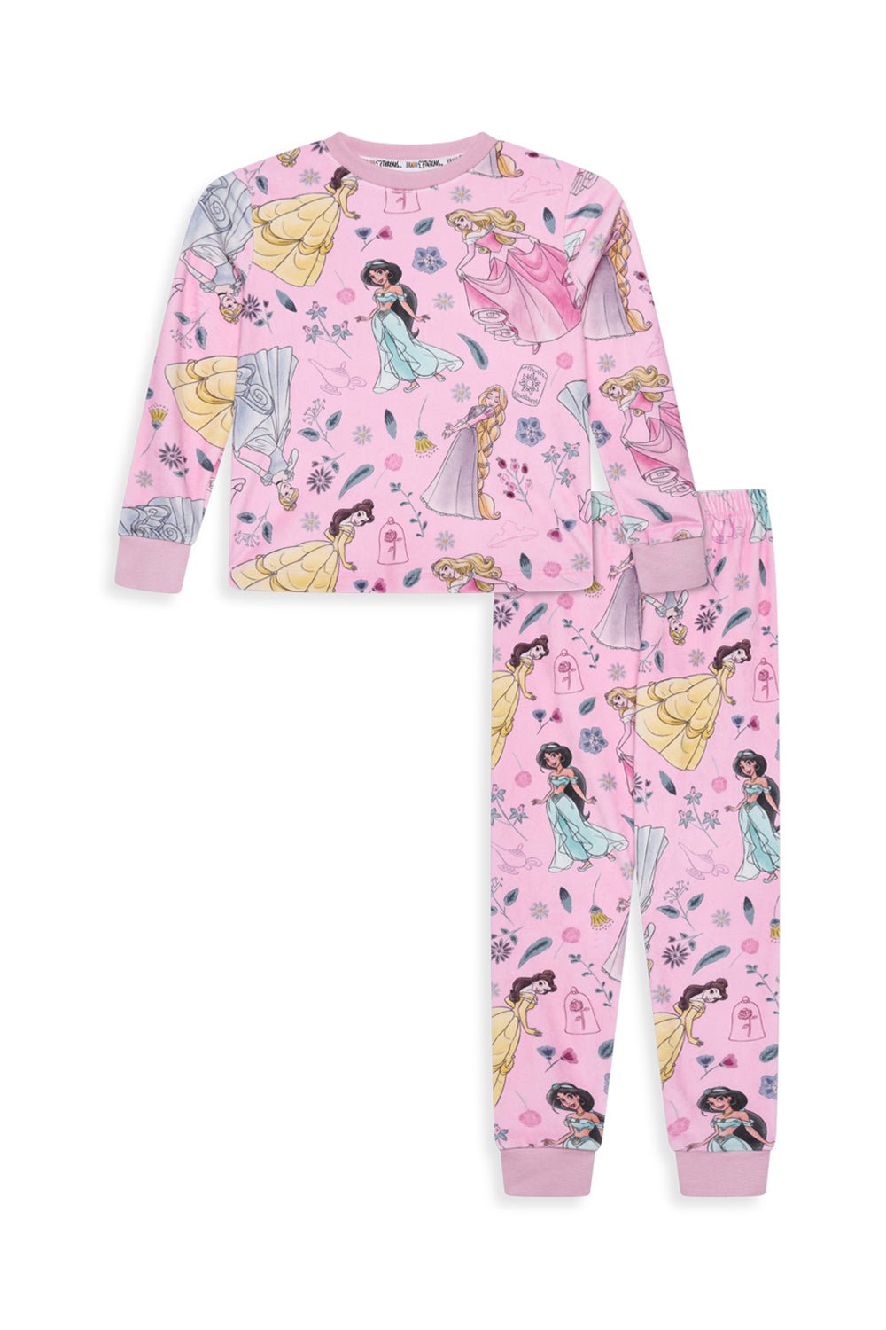 Disney Princess Girls Fleece Pyjamas - Brand Threads
