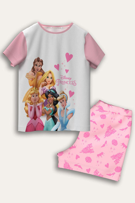 Disney Princess Girls Short Pyjama Set - Brand Threads