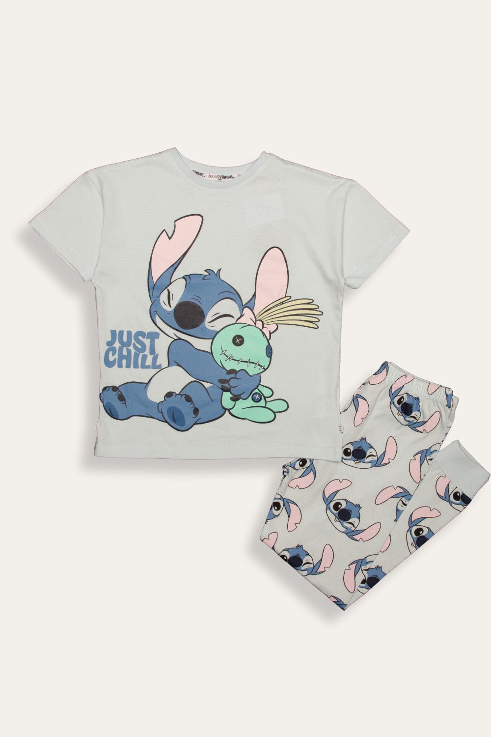 Disney Stitch Girls Pyjama Set - Brand Threads