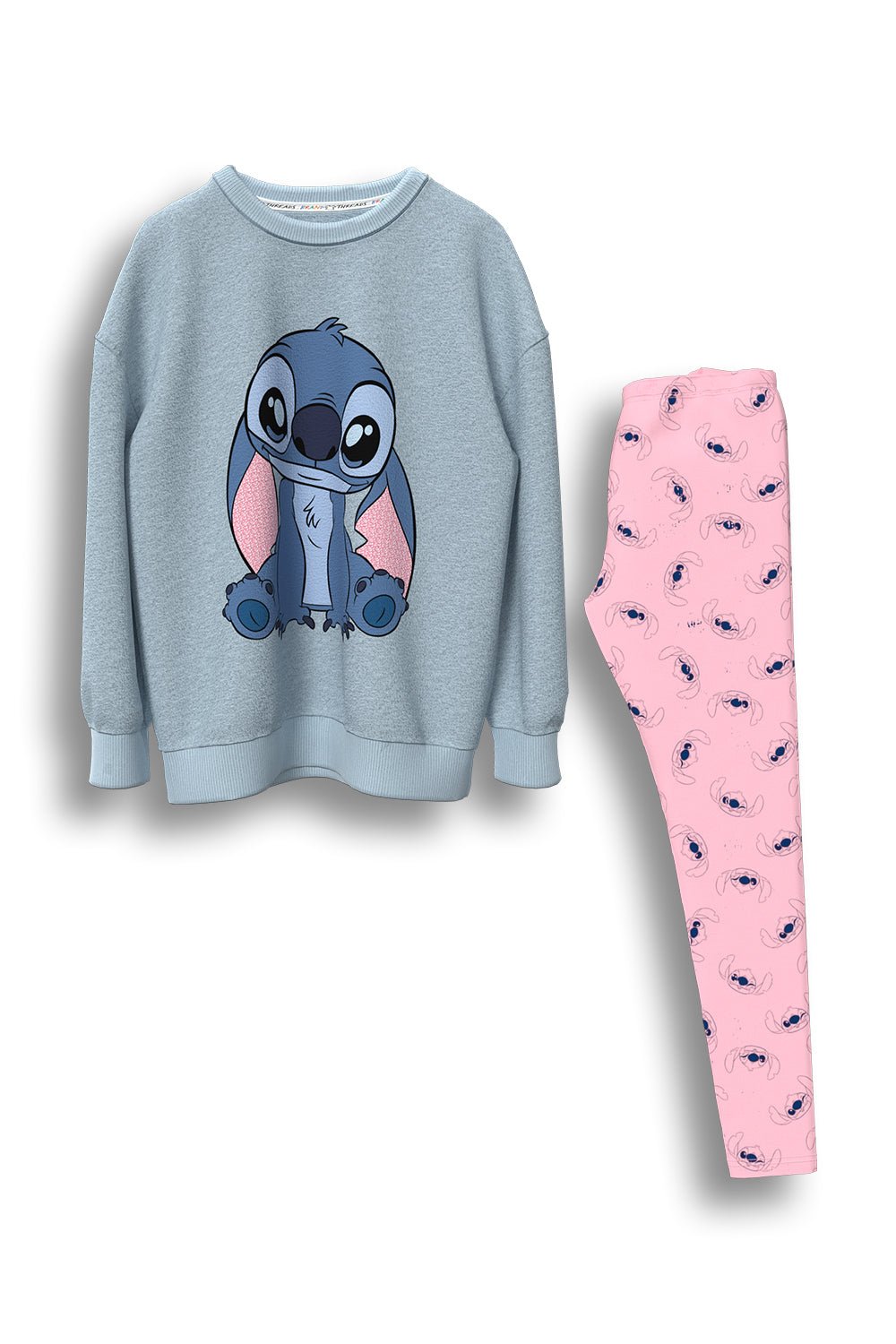 Disney Stitch Girls Top & Leggings Set - Brand Threads