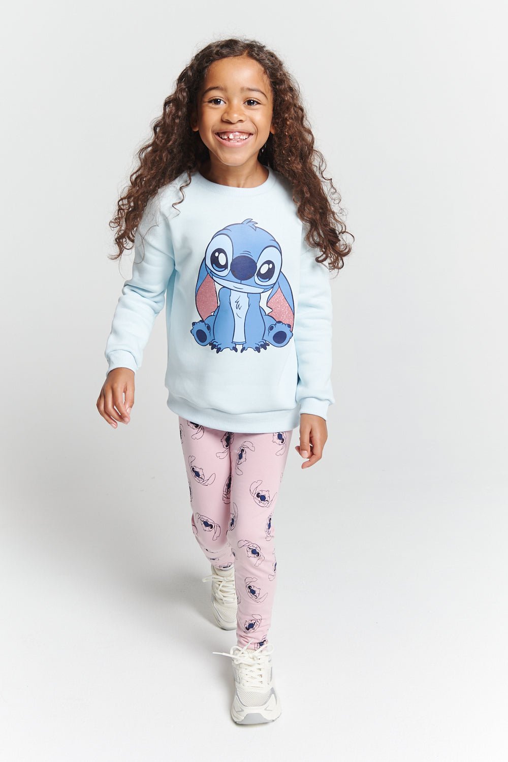 Disney Stitch Girls Top & Leggings Set - Brand Threads
