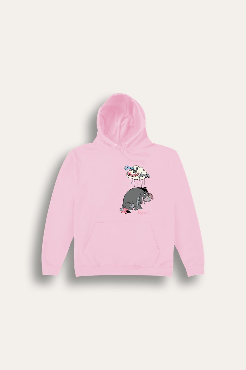 Disney Winnie the Pooh Eeyore ladies pink hoodie - Brand Threads