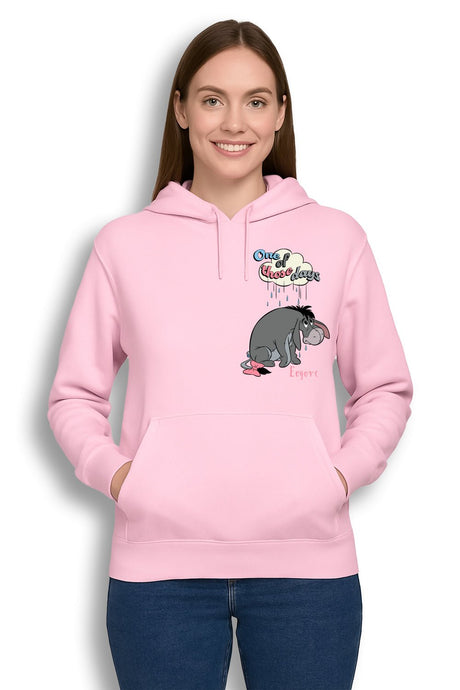 Disney Winnie the Pooh Eeyore ladies pink hoodie - Brand Threads