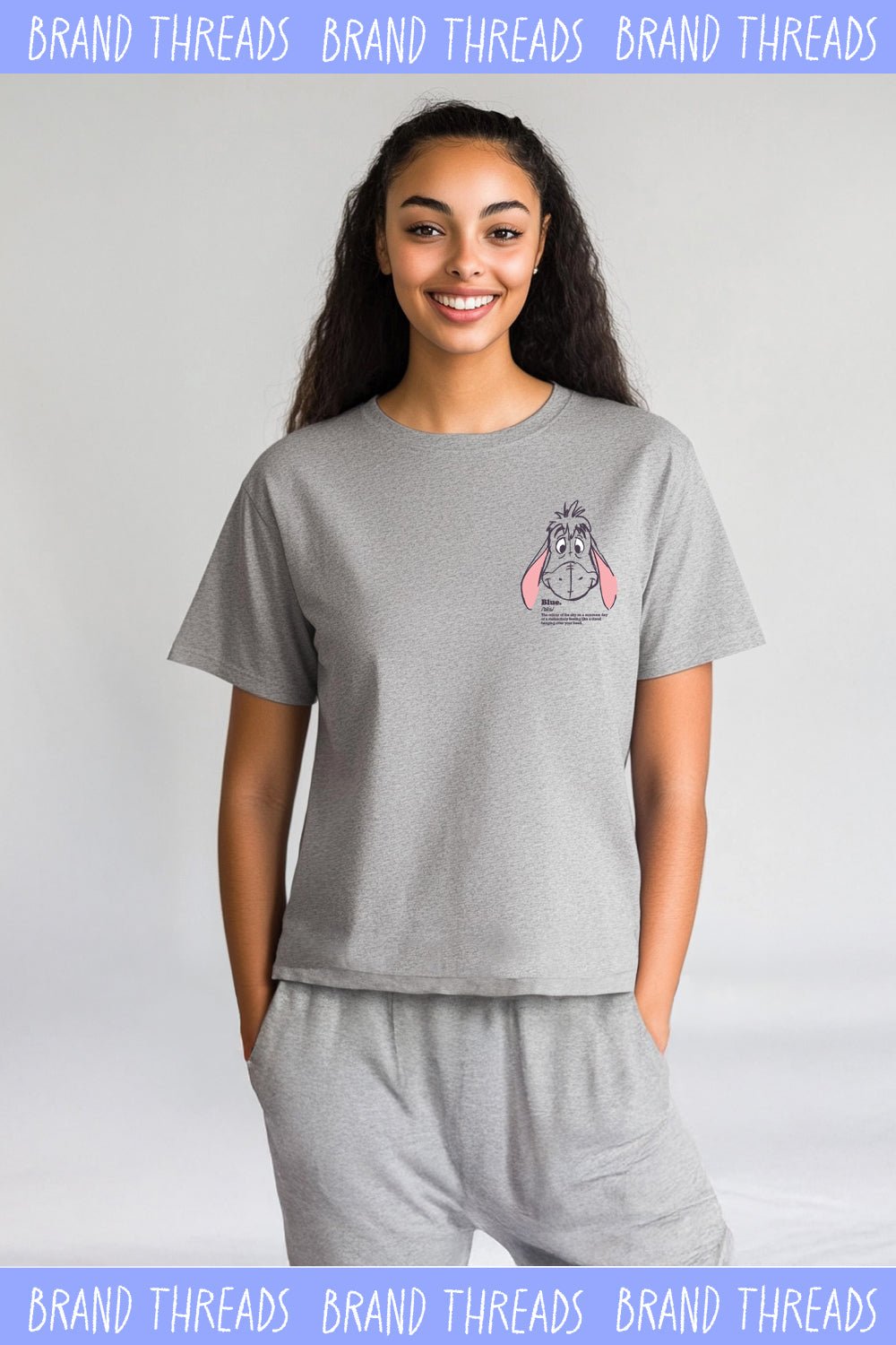 Disney Winnie the Pooh Eeyore ladies T‑shirt - Brand Threads