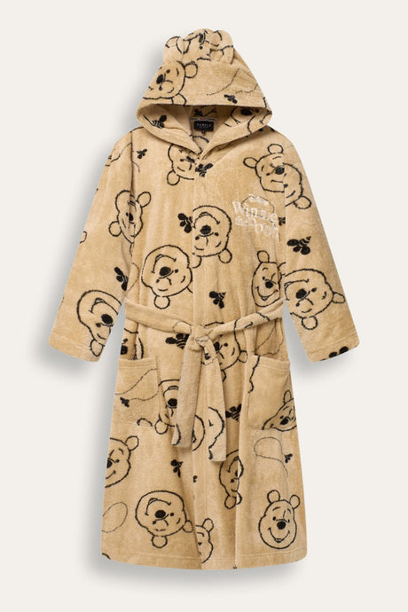Disney Winnie The Pooh Women’s Fleece Robe - Brand Threads