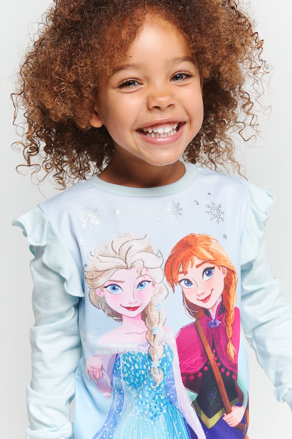 Frozen girls pyjamas - long sleeve & cuffed leg - Brand Threads
