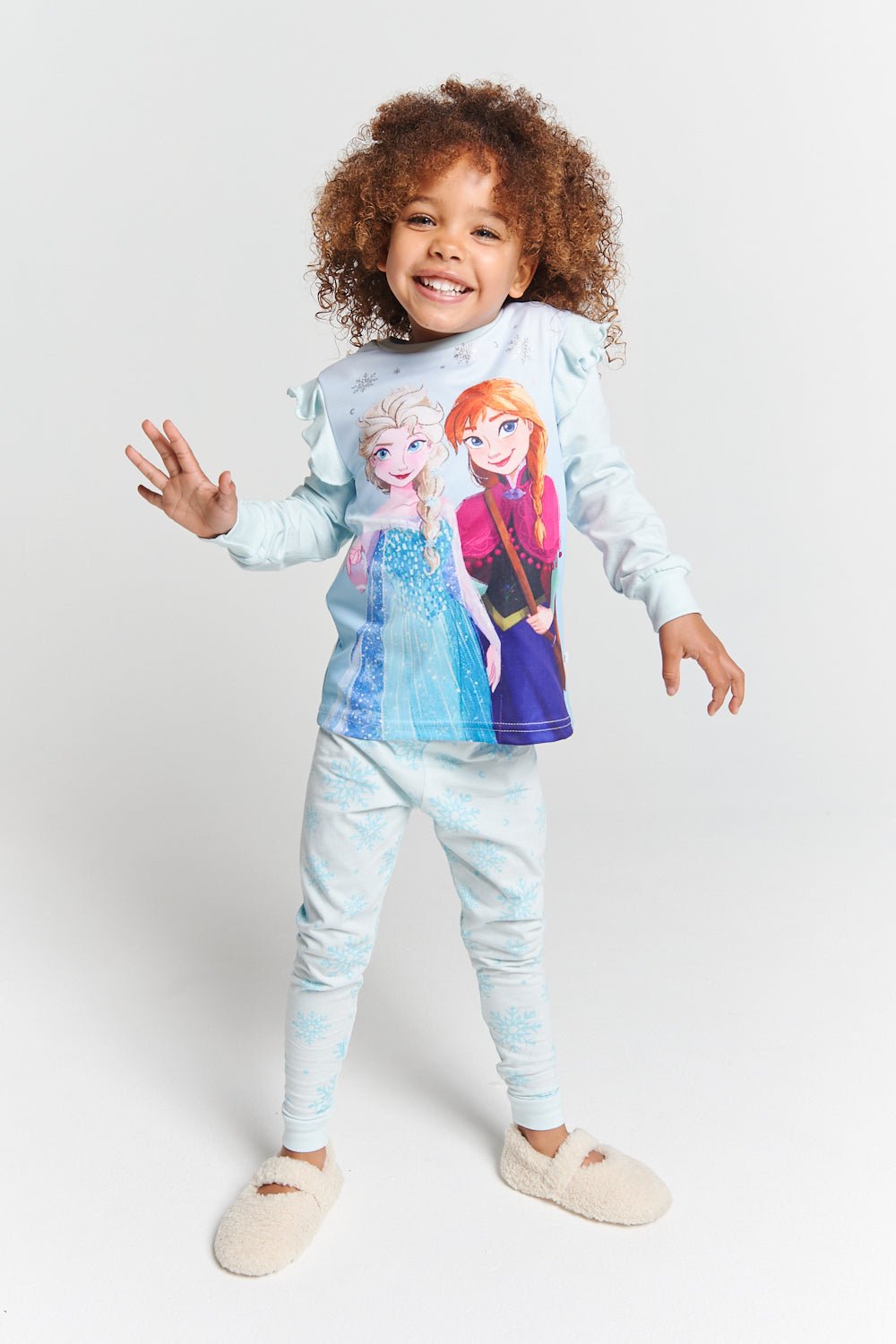 Frozen girls pyjamas - long sleeve & cuffed leg - Brand Threads