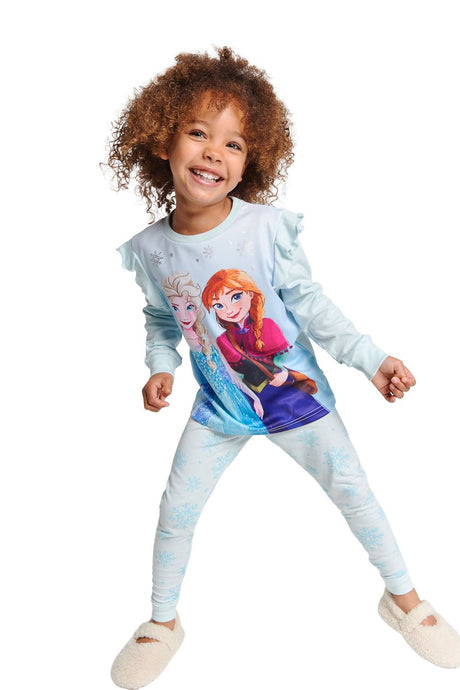 Frozen girls pyjamas - long sleeve & cuffed leg - Brand Threads