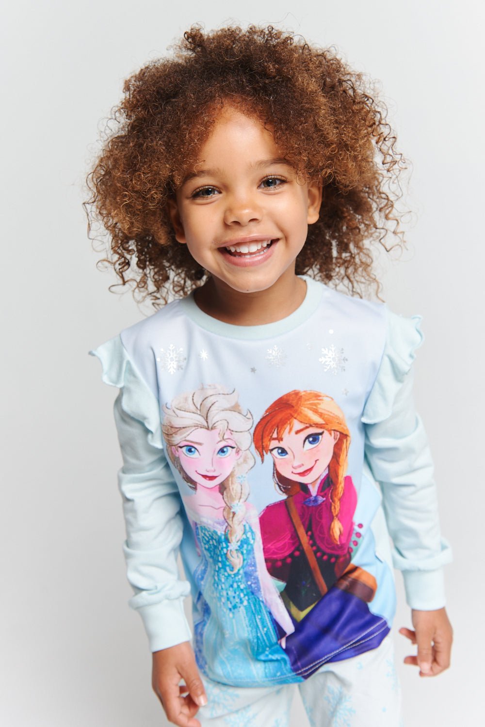 Frozen girls pyjamas - long sleeve & cuffed leg - Brand Threads