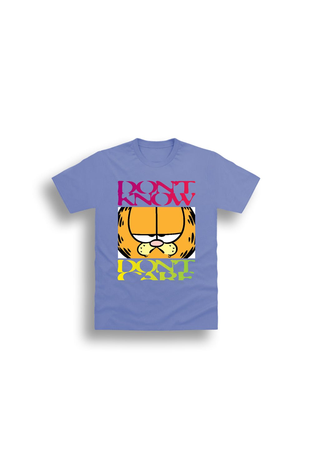 Garfield Boys T-Shirt – Indigo Graphic Tee with “Don’t Know Don’t Care” - Brand Threads