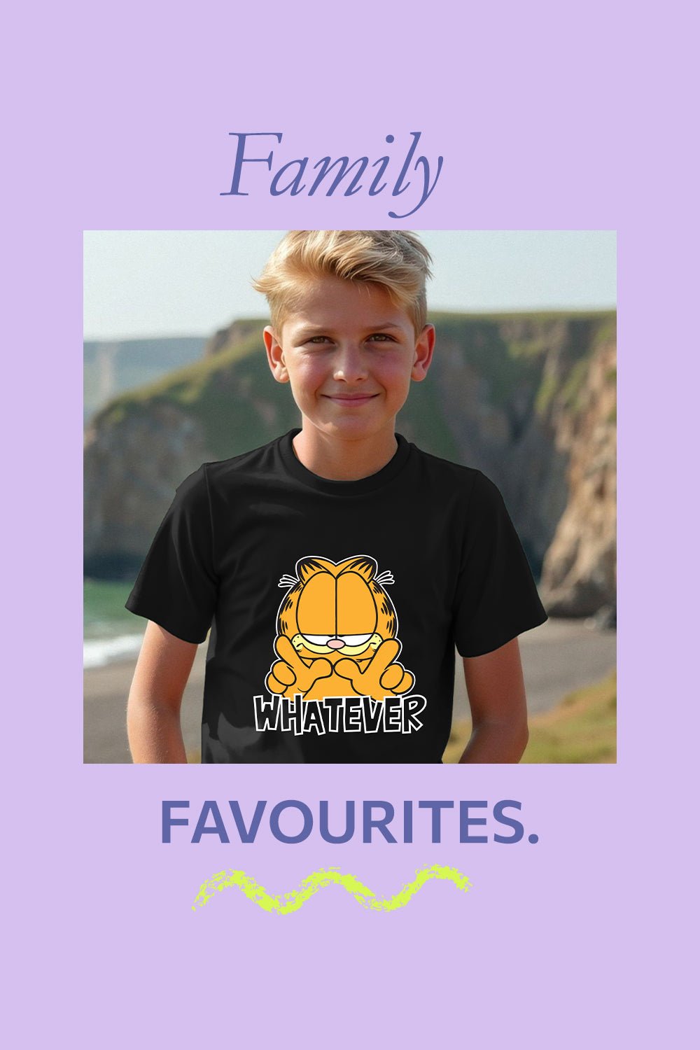 Garfield Kids T Shirt Short Sleeve - Brand Threads