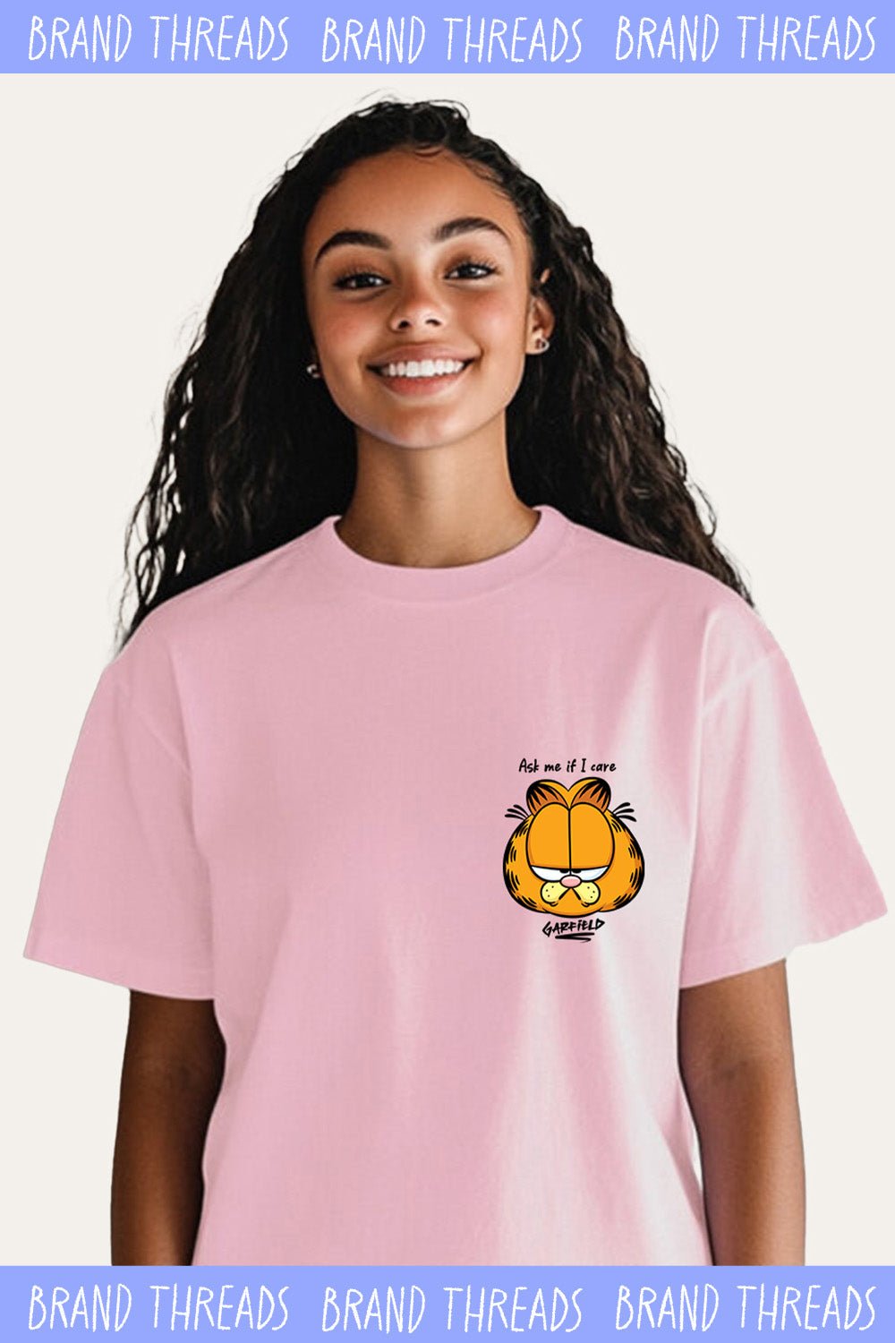 Garfield ladies T-shirt – short sleeve, casual graphic tee - Brand Threads