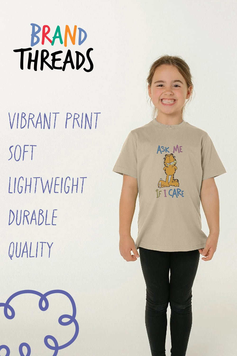 Garfield unisex youth T-shirt – short sleeve, kids T-shirt - Brand Threads