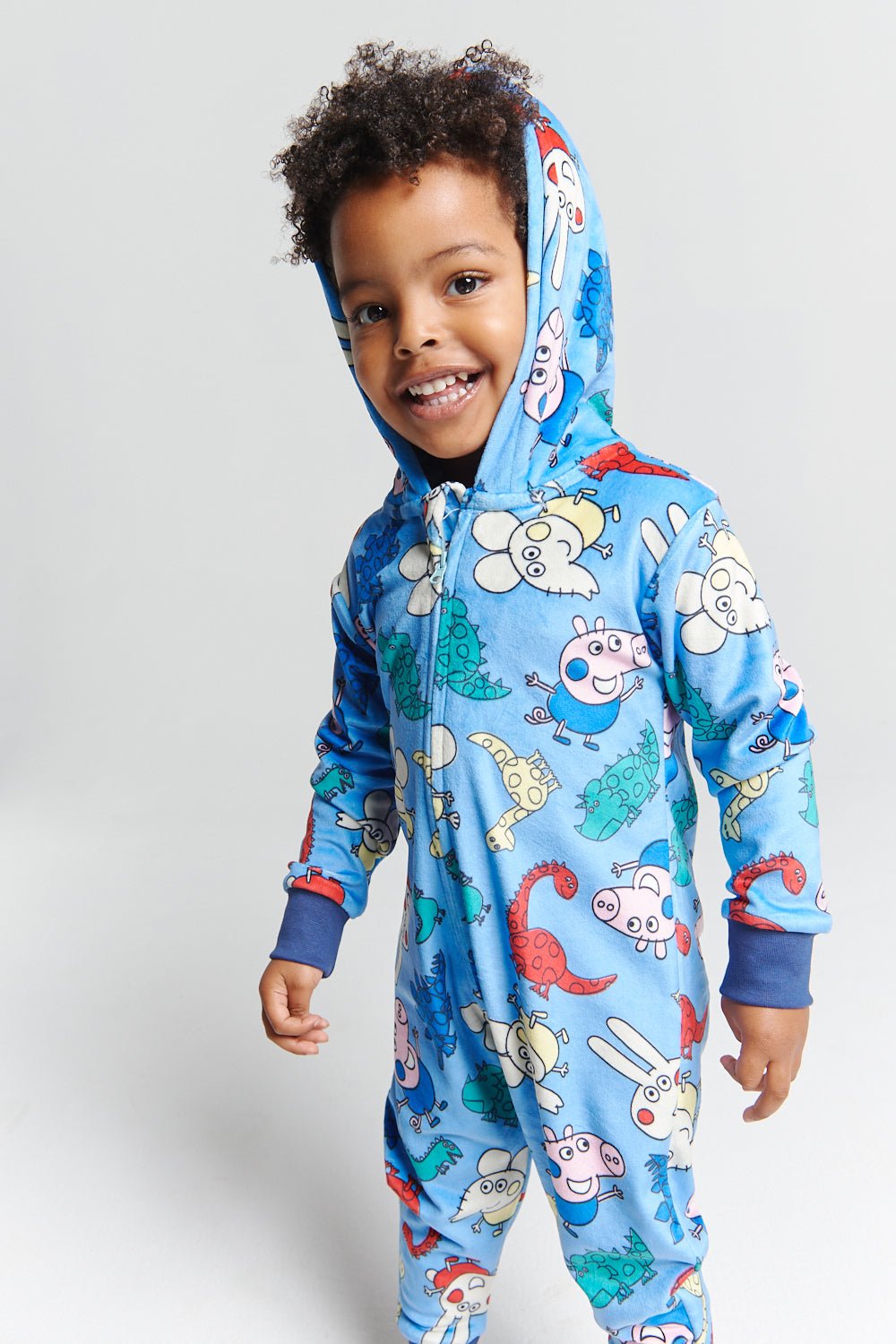 George Pig Boys Fleece Onesie - Brand Threads
