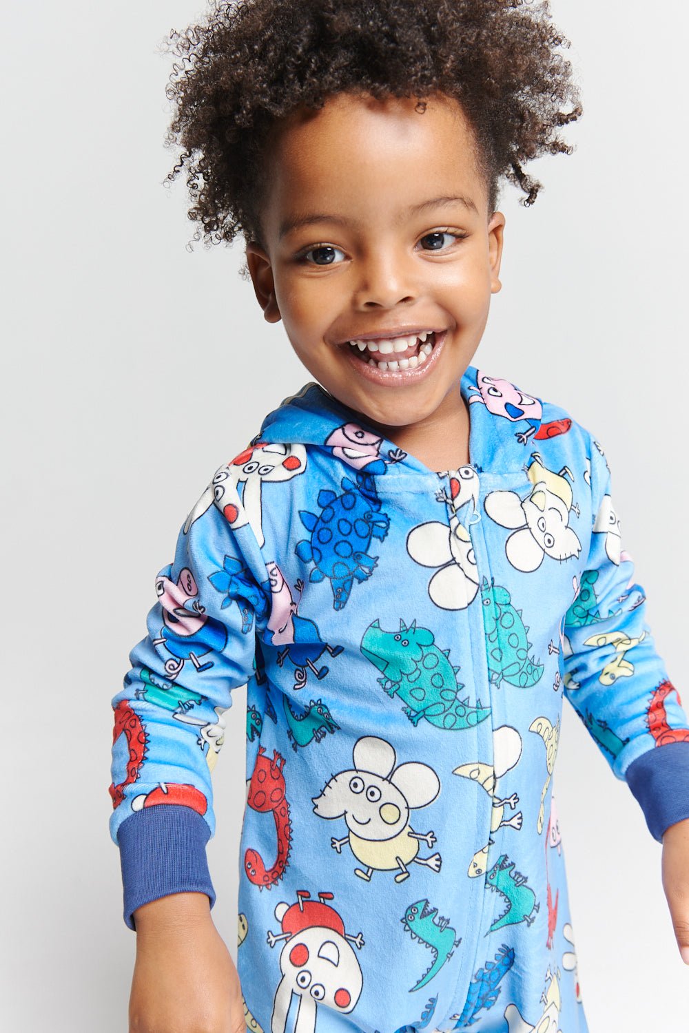 George Pig Boys Fleece Onesie - Brand Threads