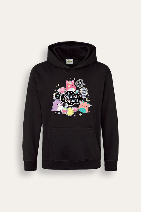 Girls Black Squishmallows Hoodie - Brand Threads