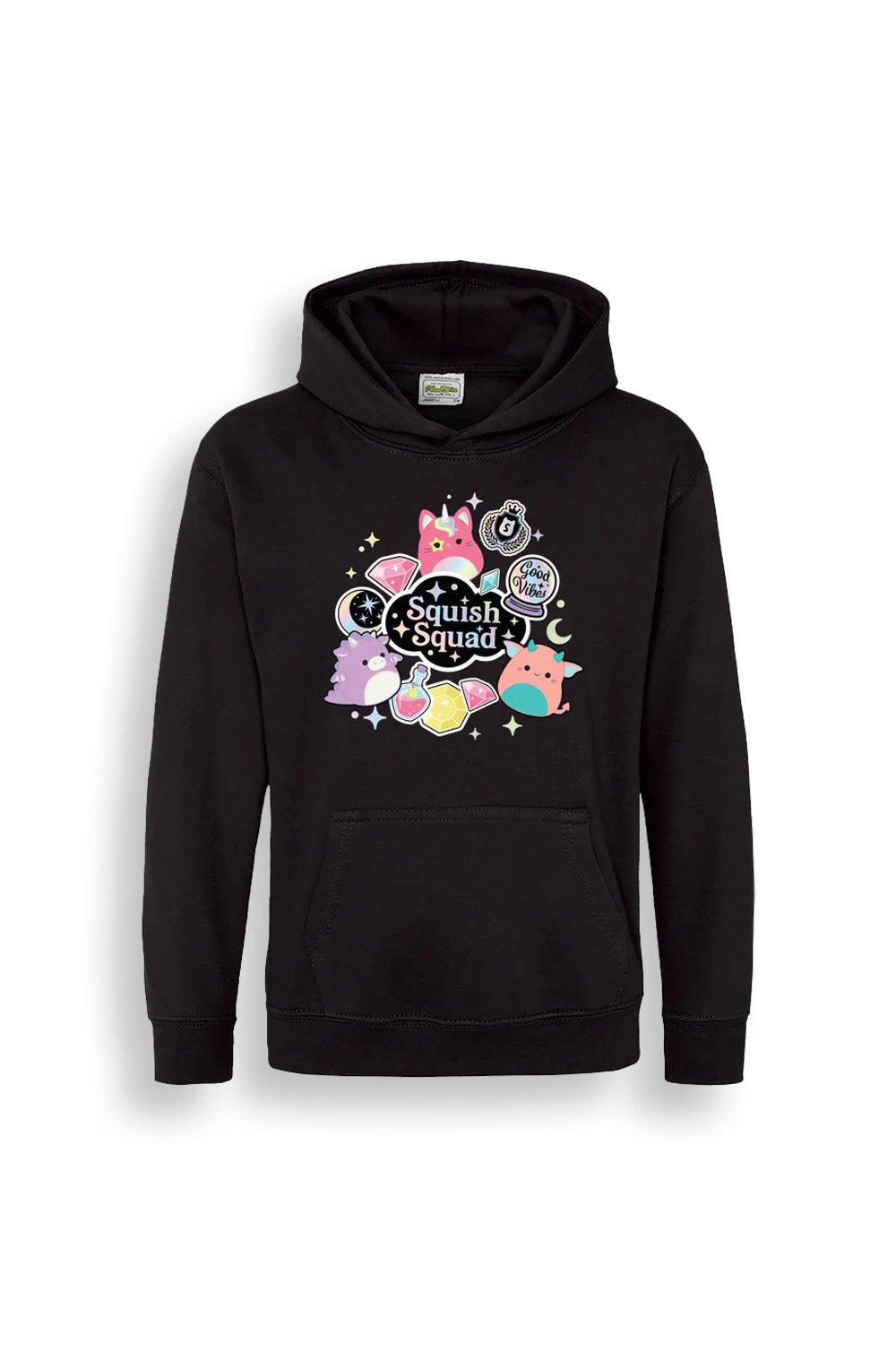 Girls Black Squishmallows Hoodie - Brand Threads