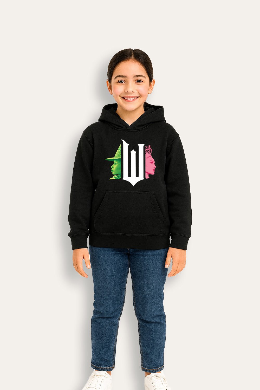 Girls Black Wicked Hoodie - Brand Threads