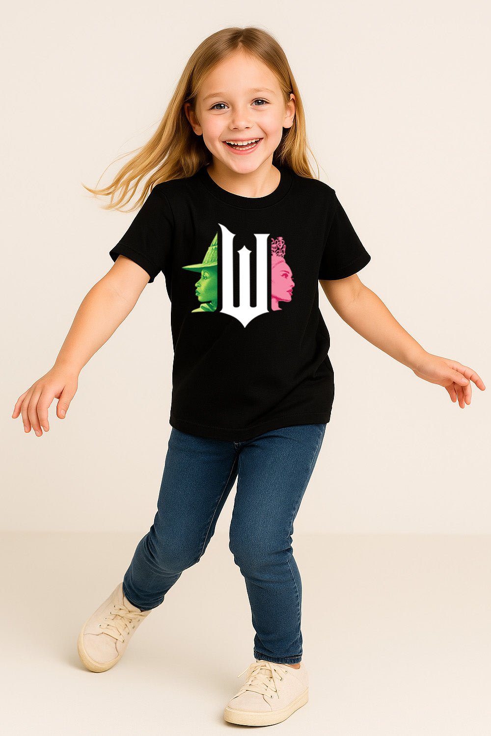 Girls Black Wicked T-Shirt - Brand Threads