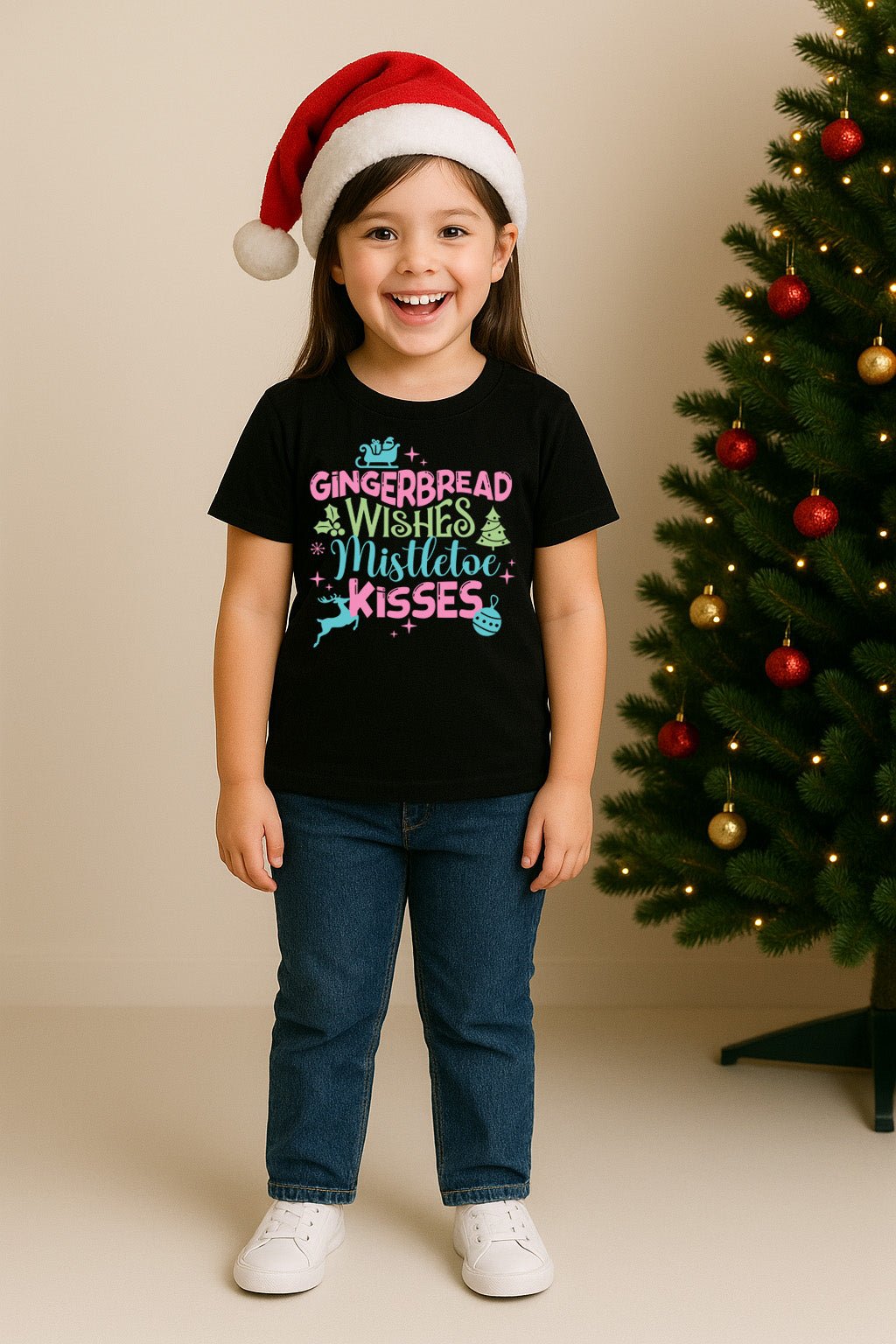Girls Christmas T-Shirt - Brand Threads