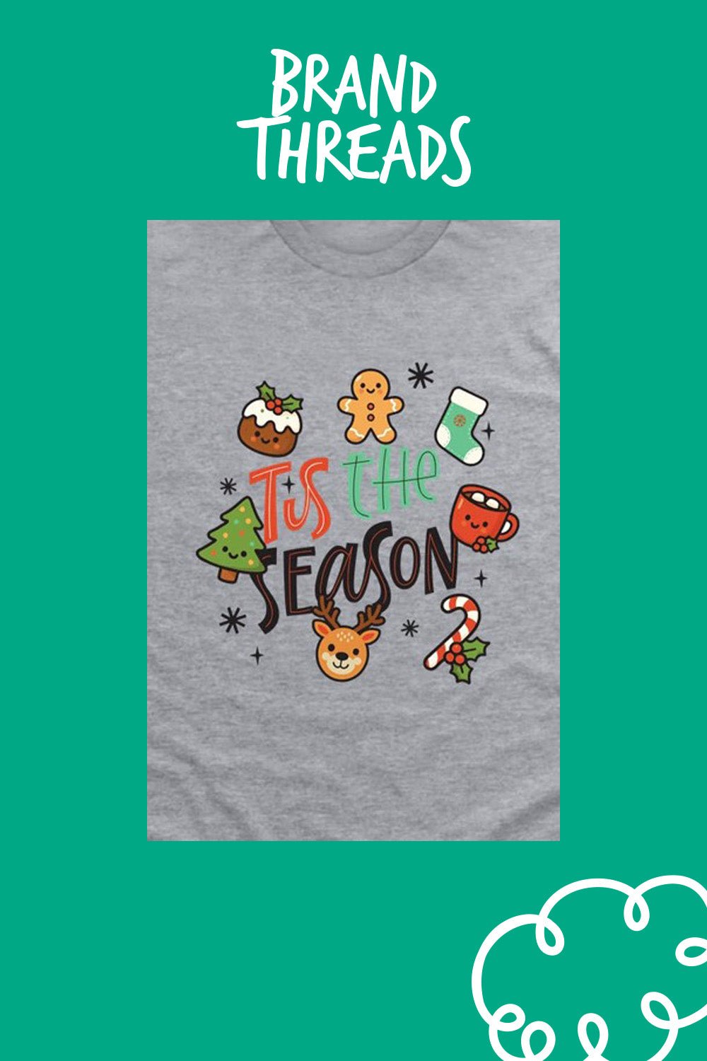 Girls Christmas T-Shirt - Brand Threads