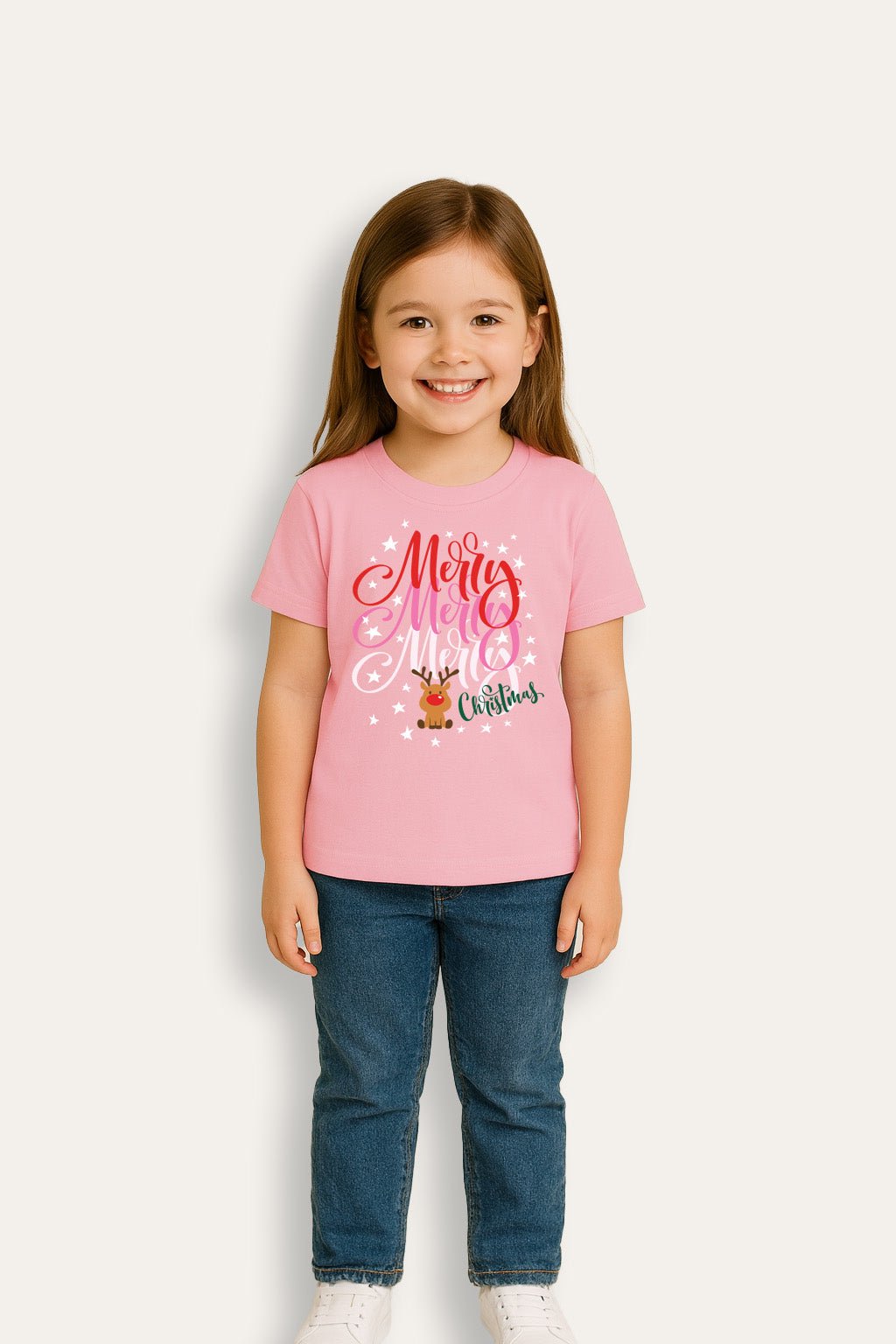 Girls Christmas T-Shirt - Brand Threads