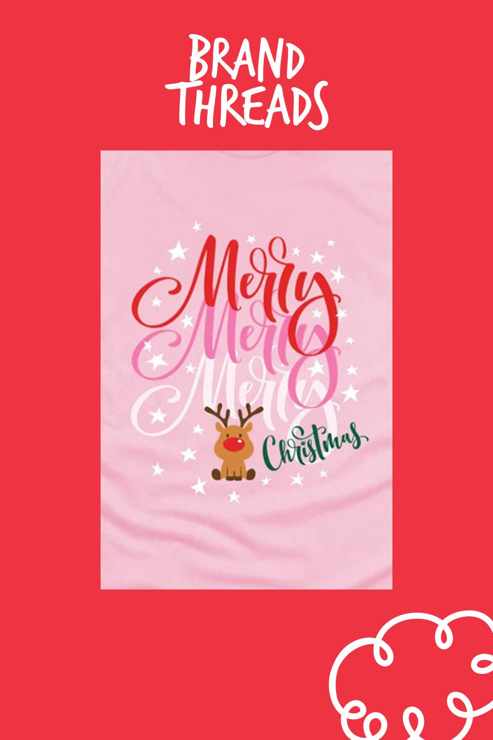 Girls Christmas T-Shirt - Brand Threads