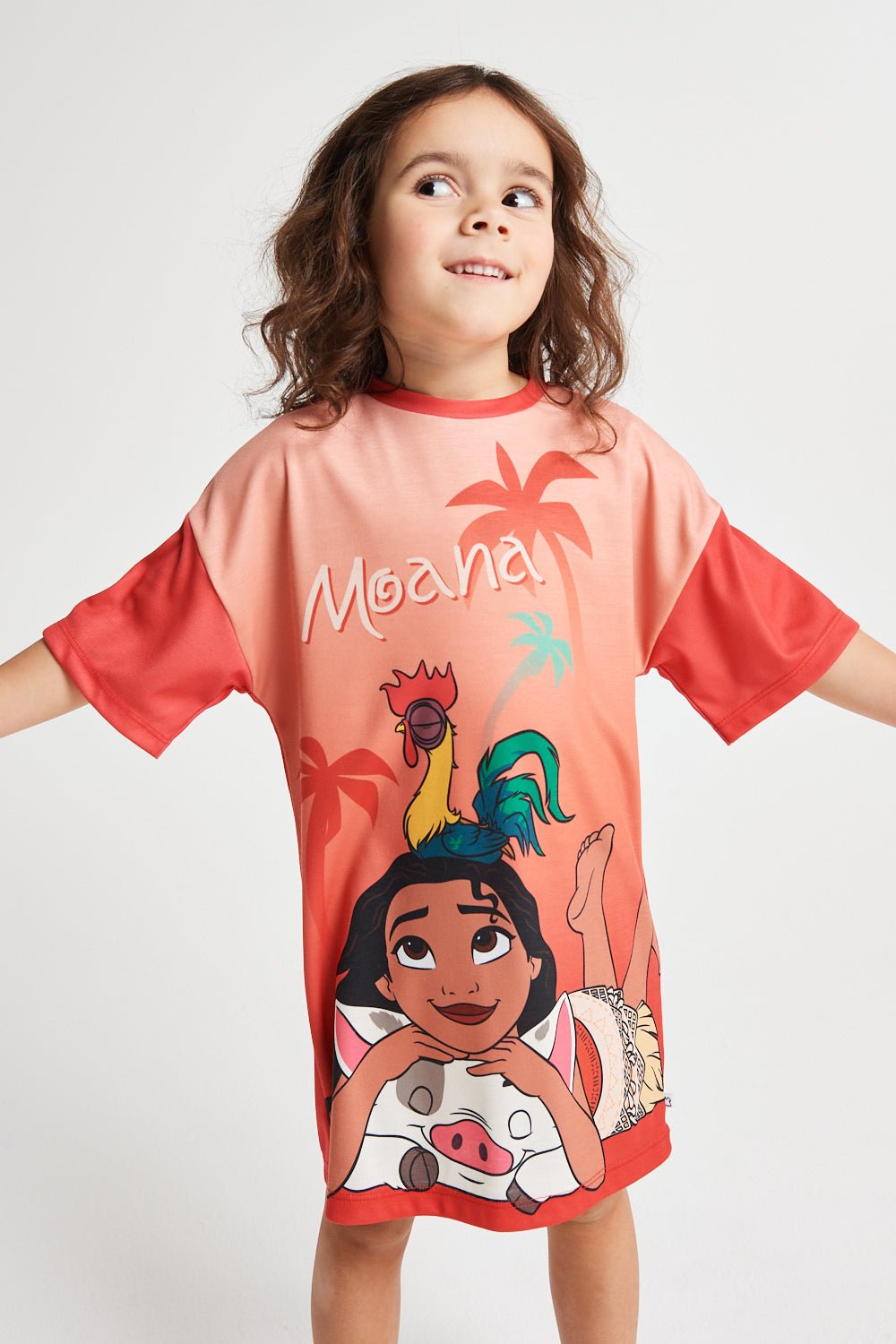 Girls Disney Moana Nightie - Brand Threads