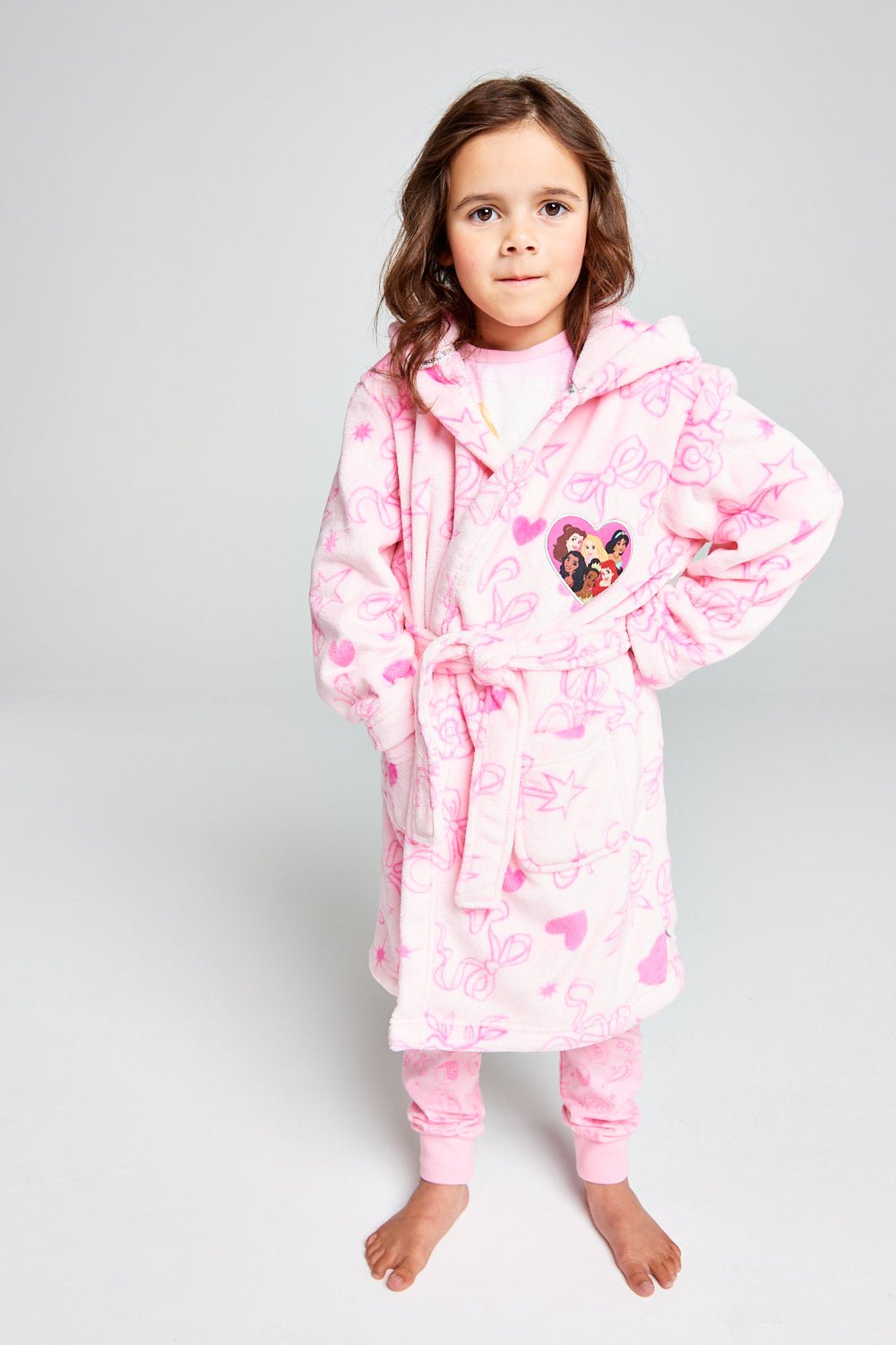Girls Disney Princess Dressing Gown - Brand Threads