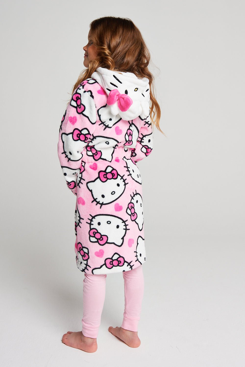 Girls Hello Kitty Dressing Gown - Brand Threads