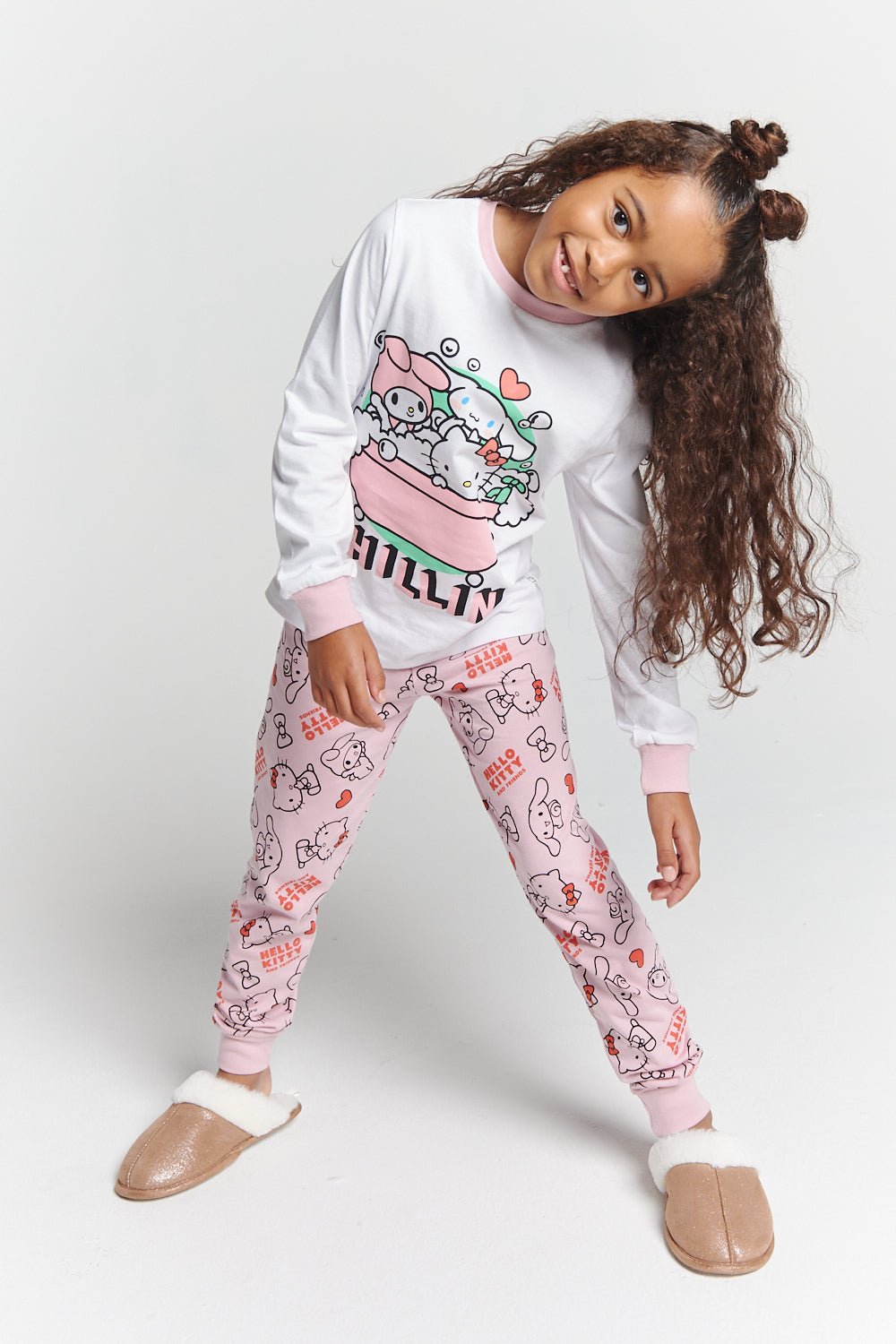 Girls Hello Kitty Pyjama Set - Brand Threads
