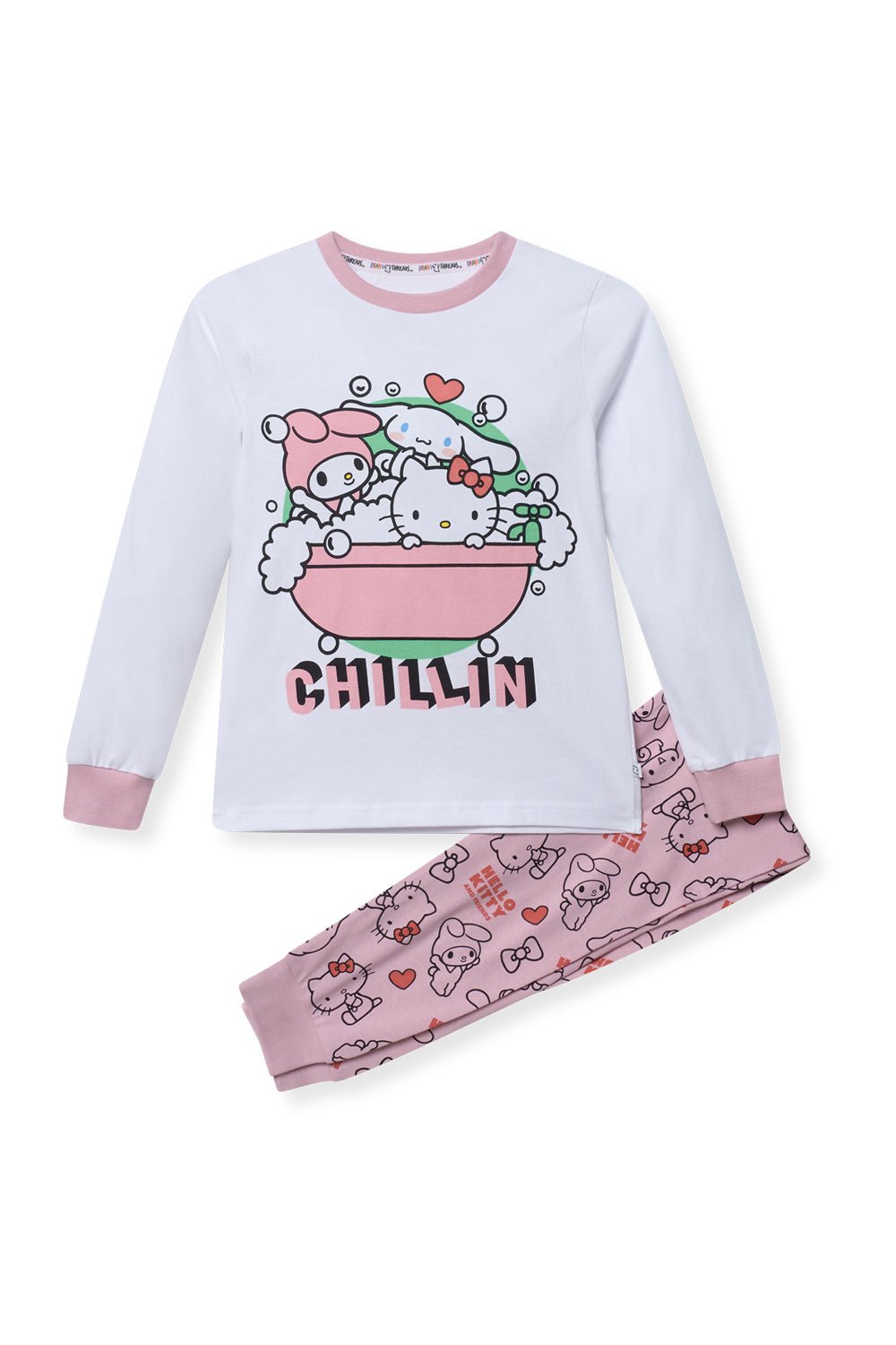 Girls Hello Kitty Pyjama Set - Brand Threads