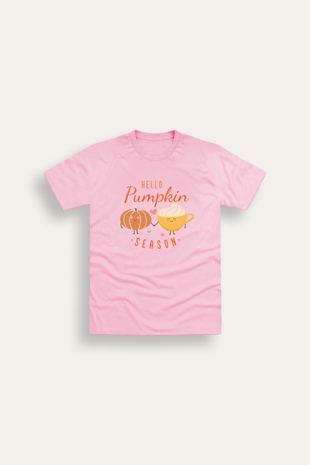 Girls 'Hello Pumpkin Season' Pink T-Shirt - Brand Threads