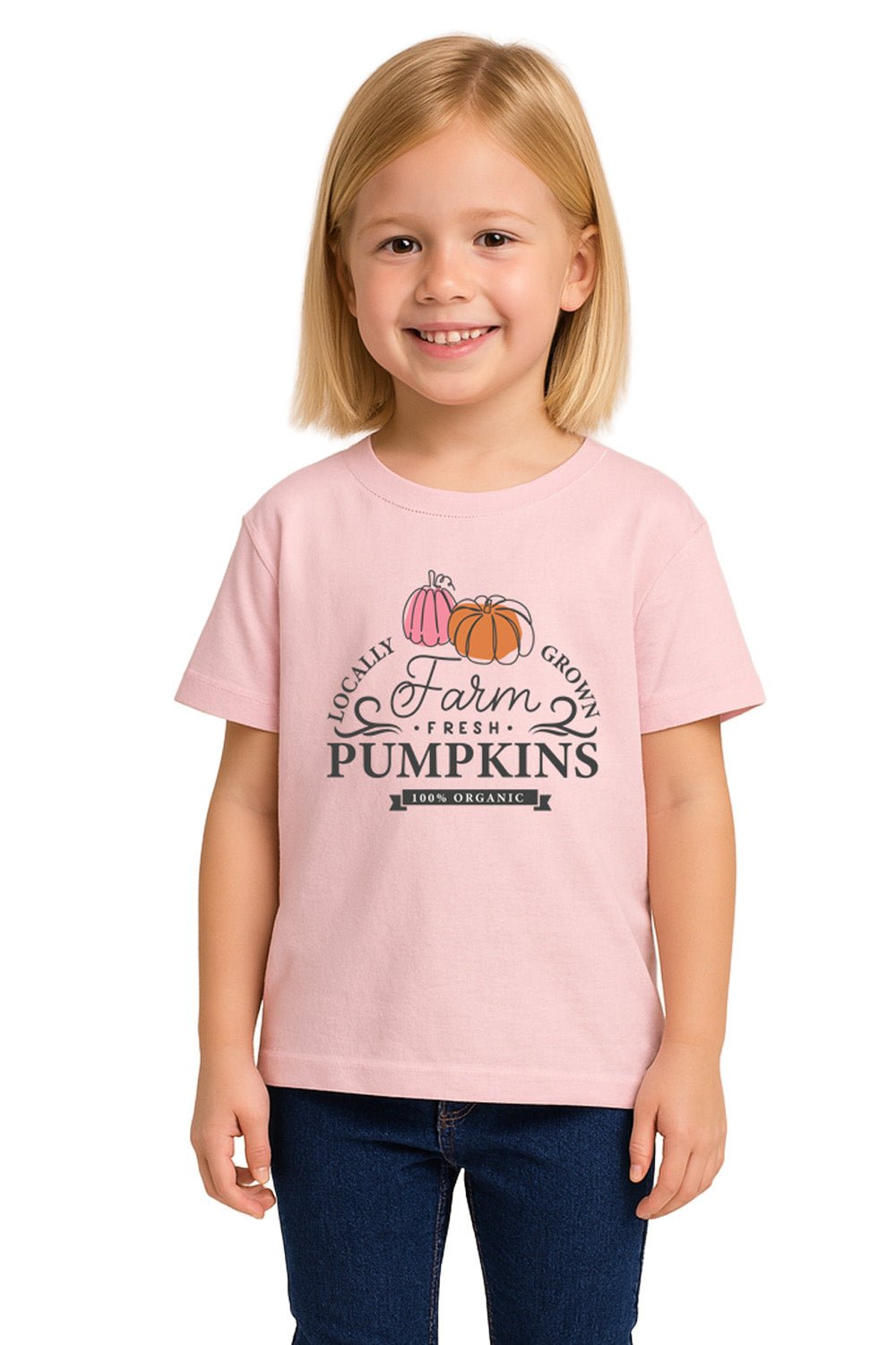 Girls 'Hello Pumpkin Season' Pink T-Shirt - Brand Threads