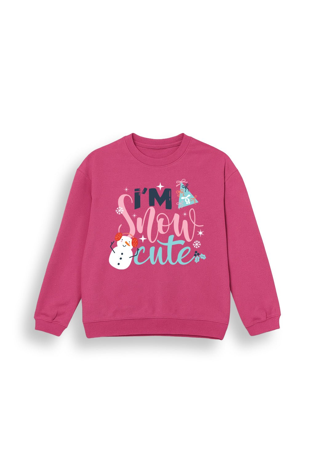 Girls “I’m Snow Cute” Christmas Sweatshirt - Brand Threads