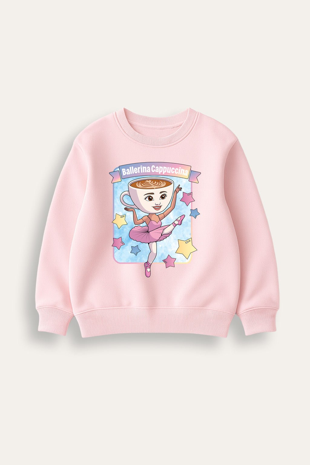 Girls Italian Brainrot 'Ballerina Cappucina' Sweatshirt - Brand Threads
