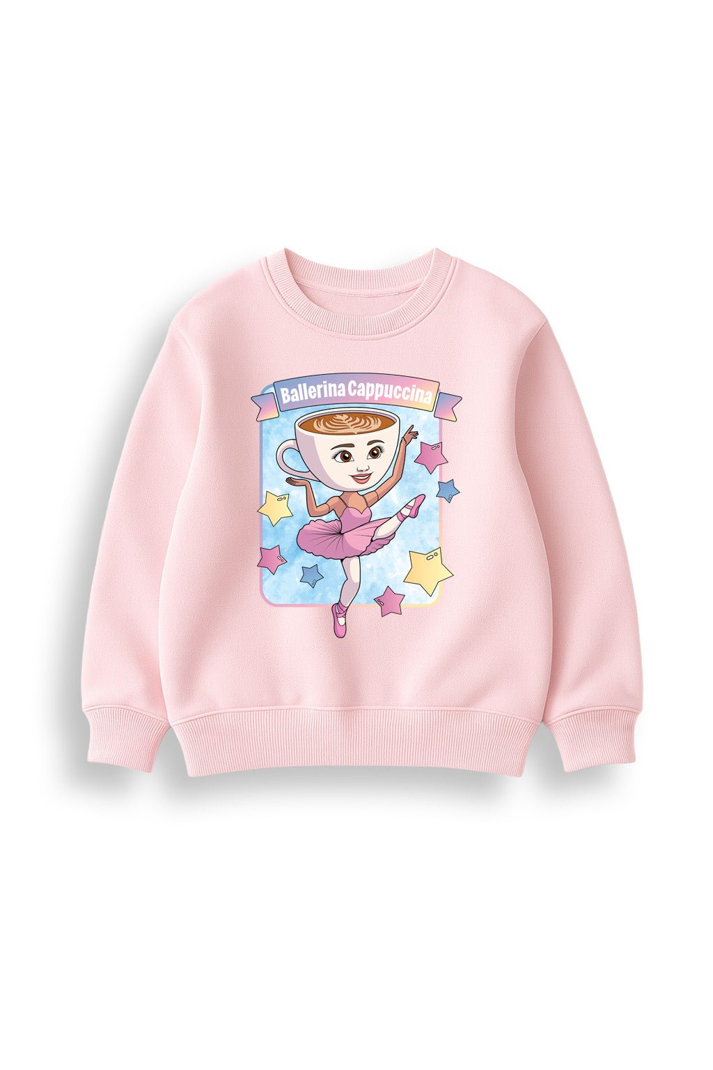 Girls Italian Brainrot 'Ballerina Cappucina' Sweatshirt - Brand Threads