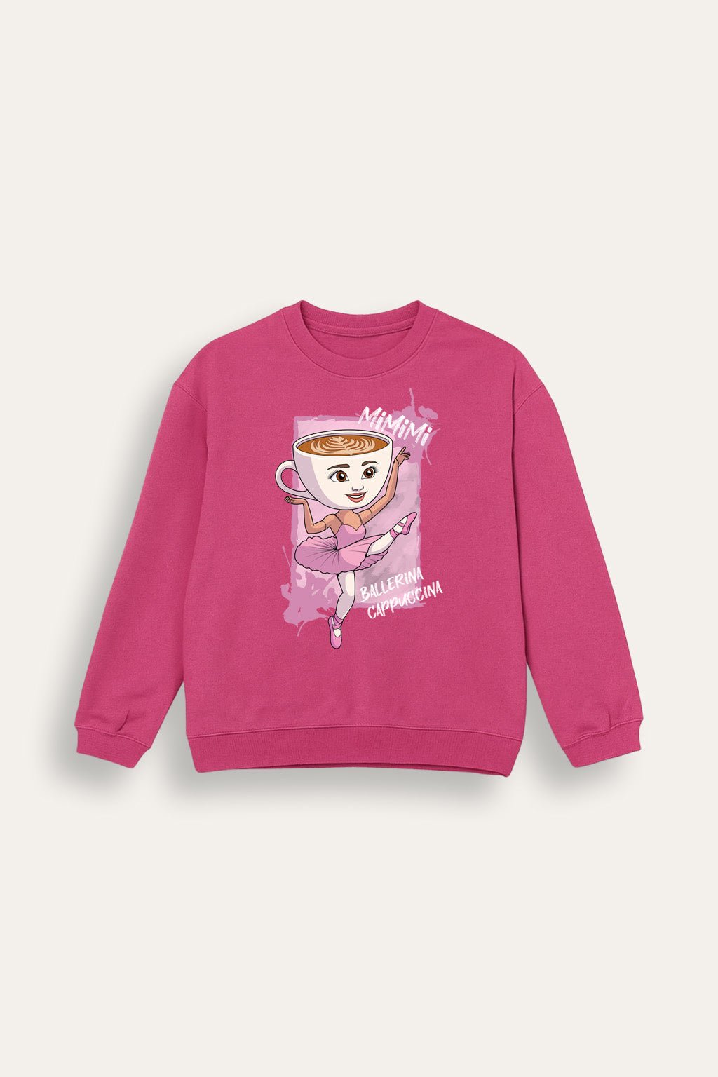 Girls Italian Brainrot “Ballerina Cappucina” Sweatshirt - Brand Threads