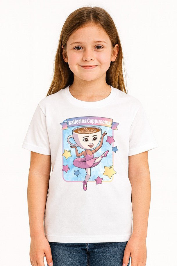 Girls Italian Brainrot White T-Shirt - Brand Threads