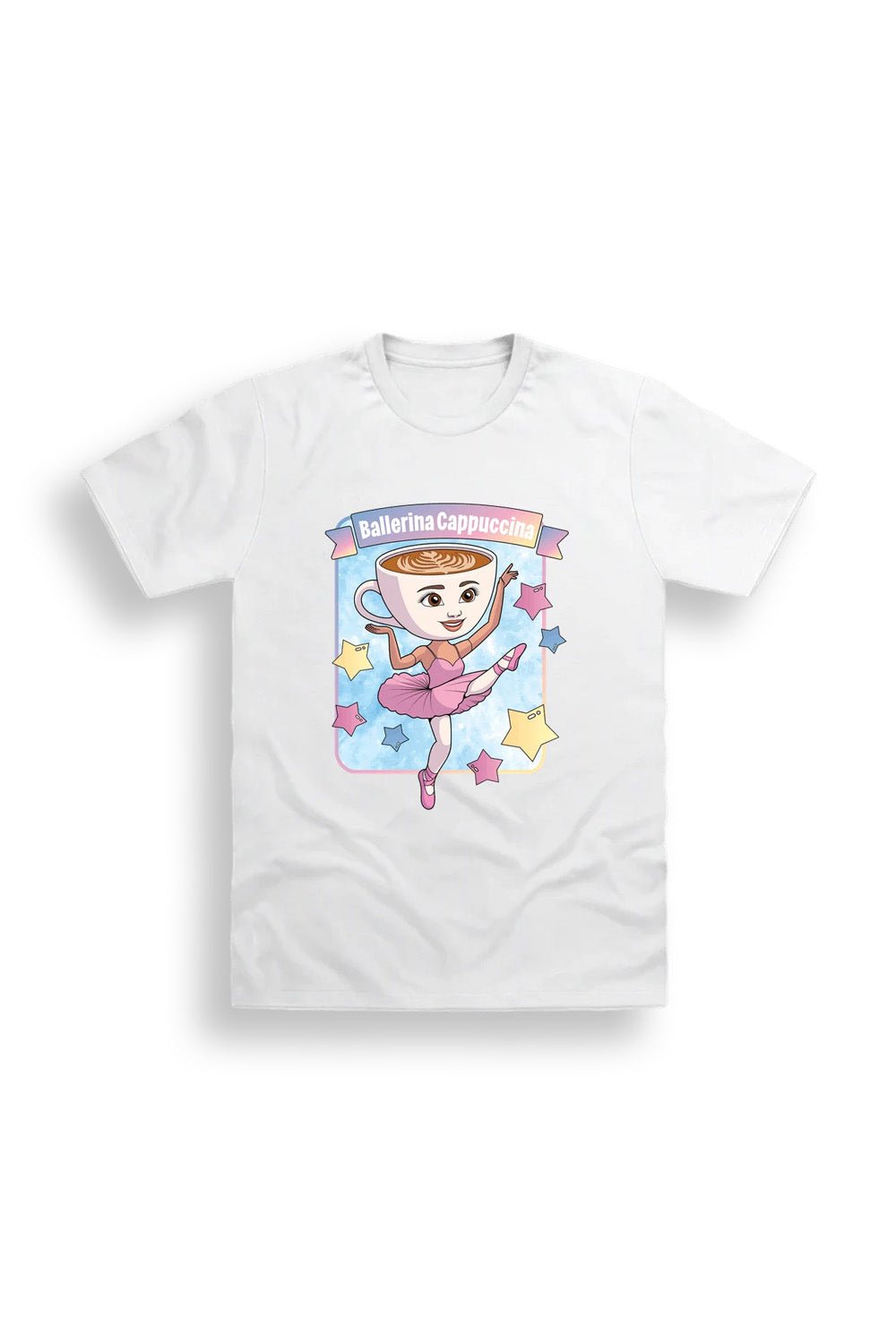 Girls Italian Brainrot White T-Shirt - Brand Threads