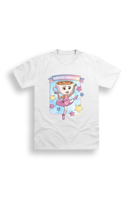 Girls Italian Brainrot White T-Shirt - Brand Threads