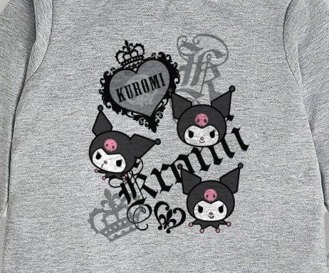 Girls Kuromi Grey Pyjama Set - Brand Threads