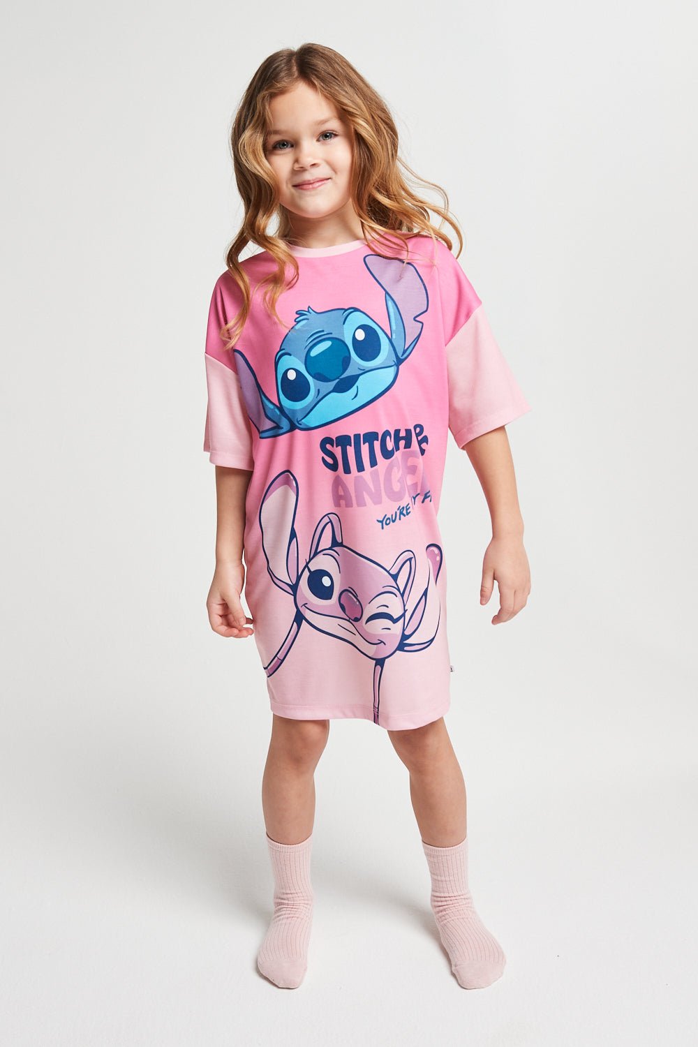 Girls Lilo & Stitch Nightie 2 pack - Brand Threads